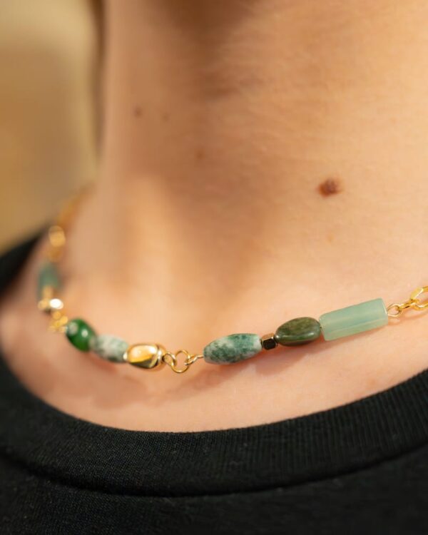 Collier Argenté Coeur Onorada – Image 4